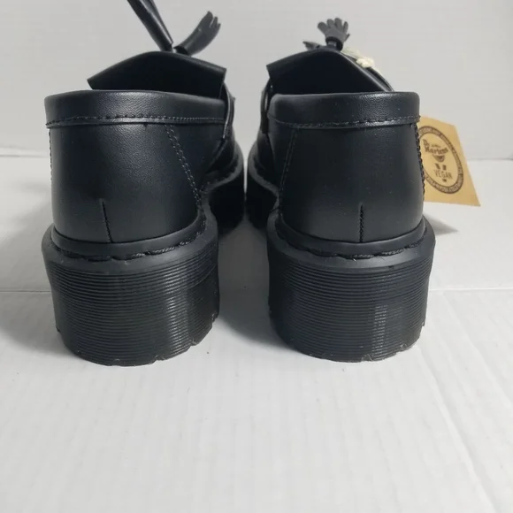NWT DR MARTENS WOMEN'S ADRIAN QUAD MONO BLACK SIZE 6 - Picture 8 of 16